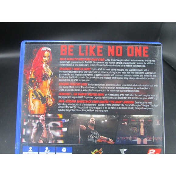 WWE 2K18 (Sony PlayStation 4,‎ 2017) Complete CIB - Picture 5 of 10